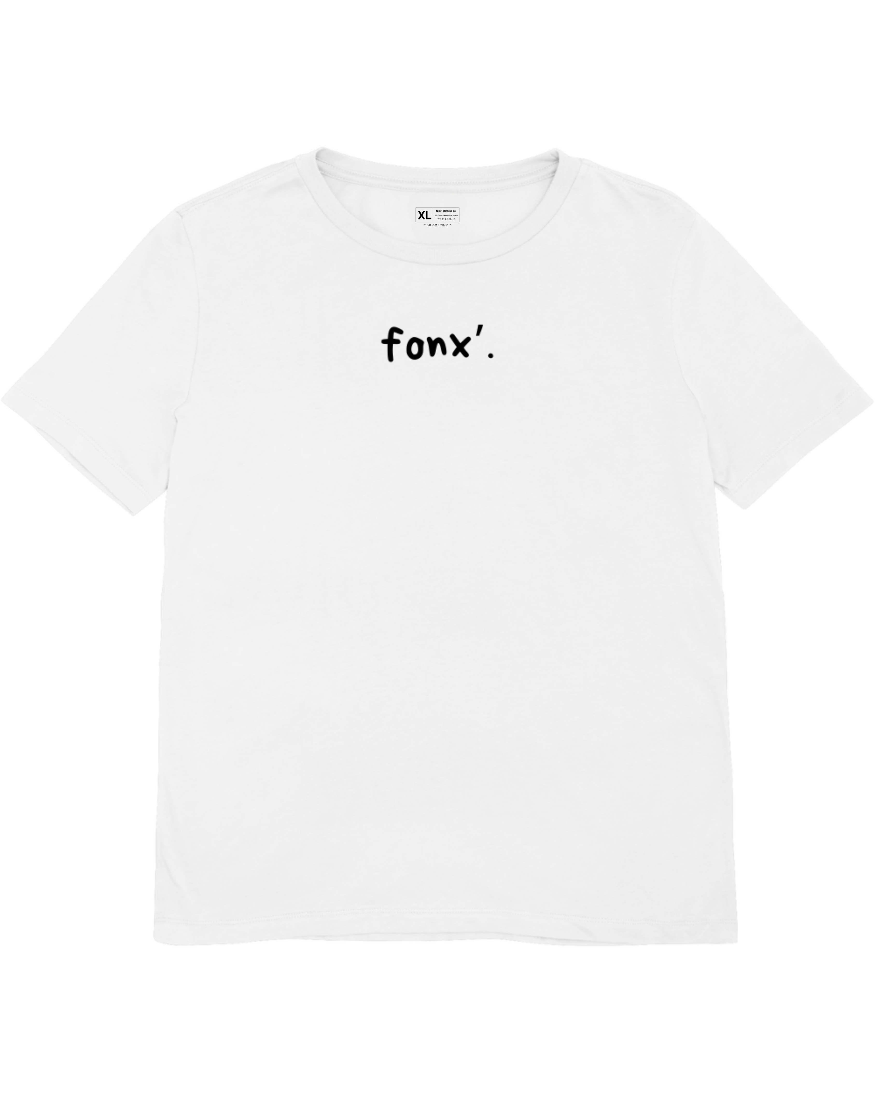 fonx'. v1 | t-shirt white